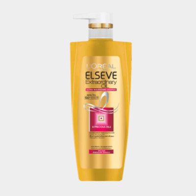 Dầu gội dưỡng tóc suôn mượt L'Oreal Paris Elseve Extraordinary Oil Ultra Nourising Shampoo chiết xuất từ hoa - Dành cho mọi loại tóc