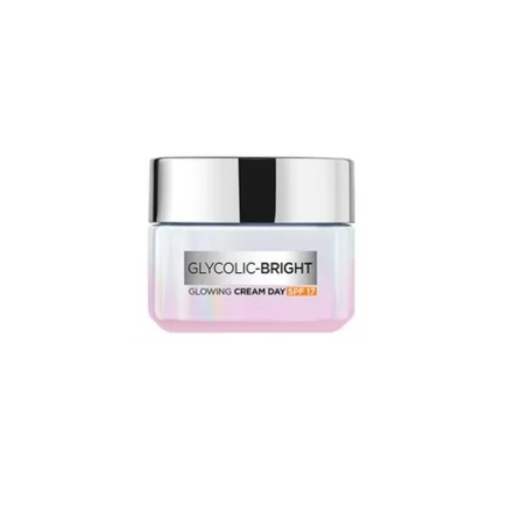 Kem ngày dưỡng sáng mờ thâm nám L'Oreal Paris Glycolic (AHA) Bright SPF 17 15ml
