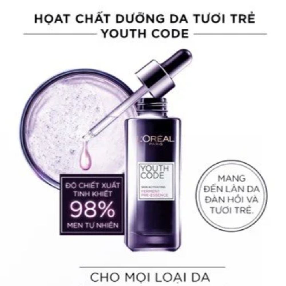 HOẠT CHẤT TƯƠI TRẺ DA CHỐNG LÃO HÓA YOUTH CODE SKIN ACTIVATING FERMENT PRE-ESSENCE 30ml - Ảnh 2