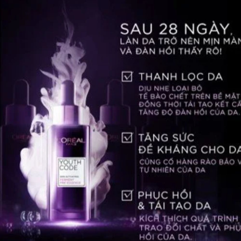 HOẠT CHẤT TƯƠI TRẺ DA CHỐNG LÃO HÓA YOUTH CODE SKIN ACTIVATING FERMENT PRE-ESSENCE 30ml - Ảnh 3