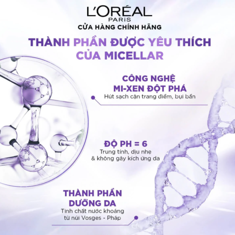 NƯỚC TẨY TRANG LÀM SẠCH VÀ CẤP ẨM HA 400ML - Ảnh 2