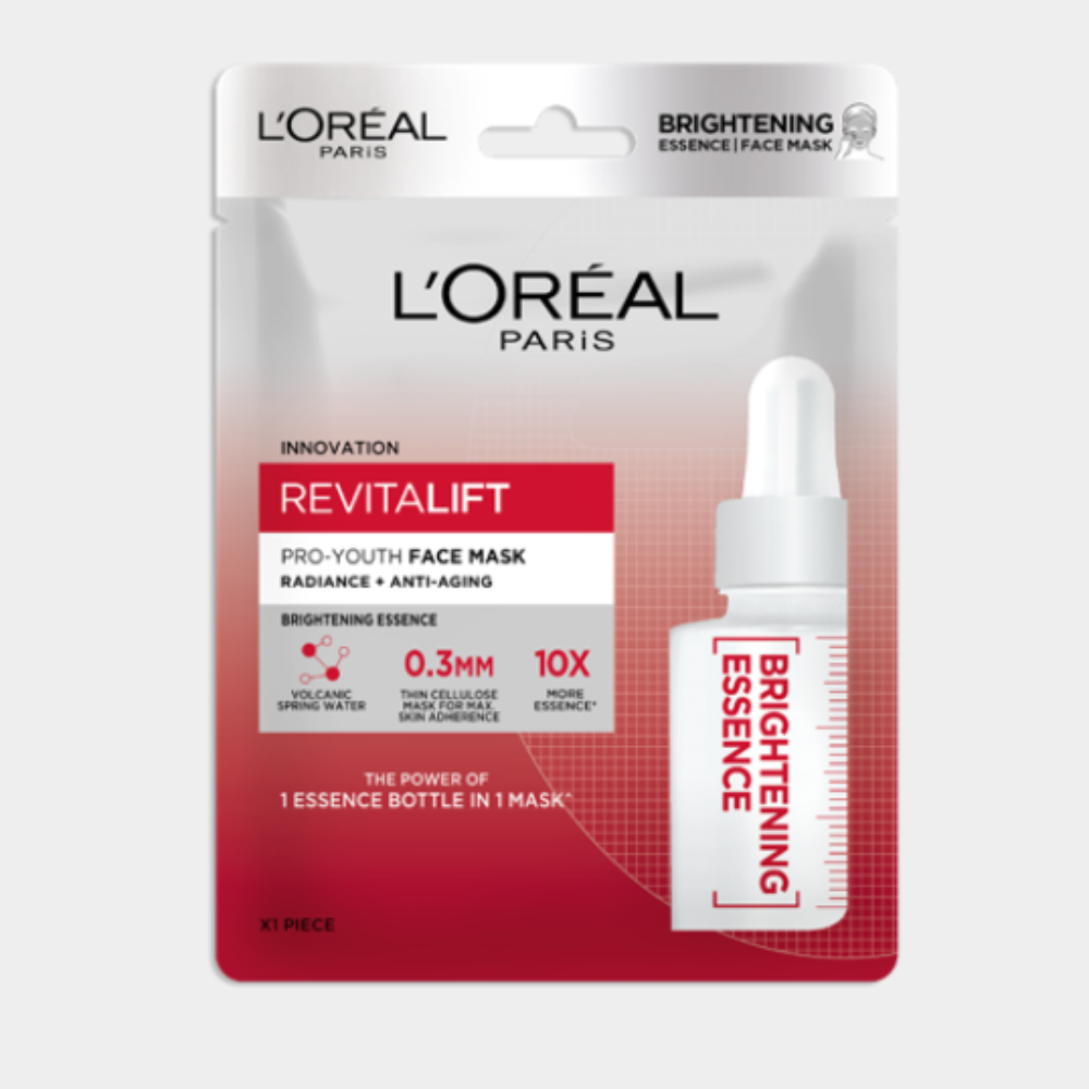 MẶT NẠ GIẤY DƯỠNG CHẤT CÔ ĐẶC REVITALIFT PRO-YOUTH FACE MASK - TRẮNG SÁNG DA